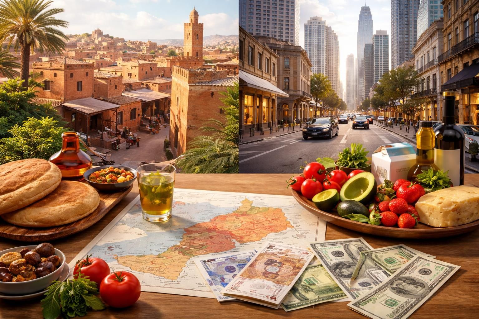 découvrez comment le coût de la vie au maroc se compare à celui d'autres pays, en analysant les dépenses courantes telles que logement, alimentation et transport.