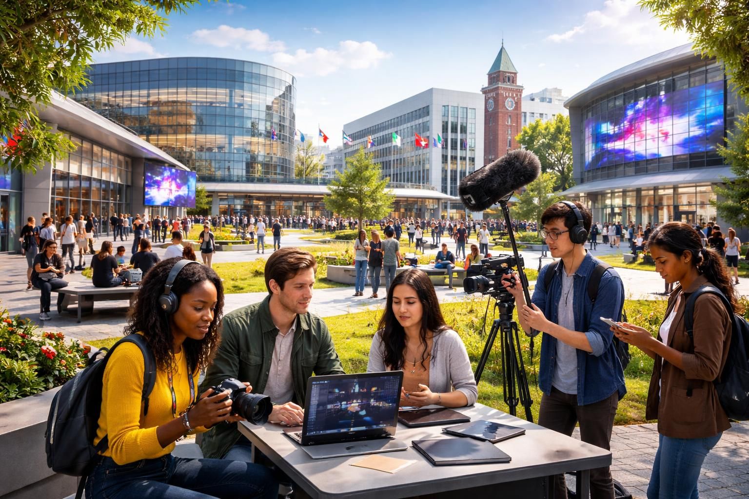 découvrez les meilleures écoles de communication à l'international et trouvez où étudier les médias pour lancer votre carrière dans le secteur.